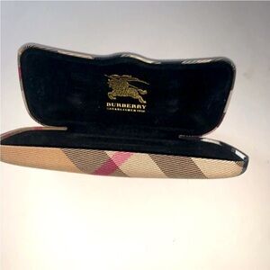 Burberry Glasses Case - Beige and Pink